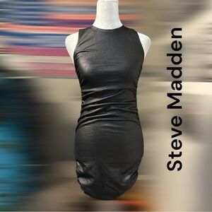 Steve Madden Rochester Embossed Suede Bodycon Mini Dress